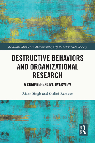 Cover image: Destructive Behaviors and Organizational Research 1st edition 9781032783482