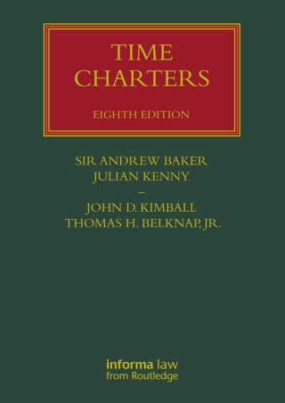 Cover image: Time Charters 8th edition 9780367496760