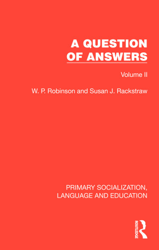 Cover image: A Question of Answers 1st edition 9781041010586
