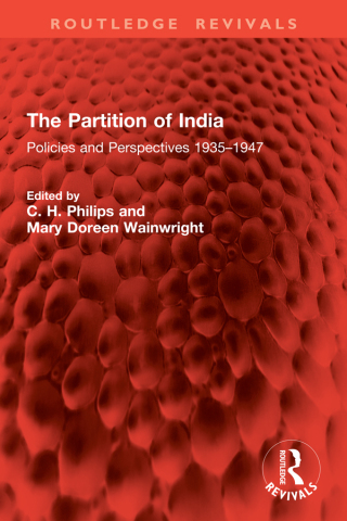 Cover image: The Partition of India 1st edition 9781041041801