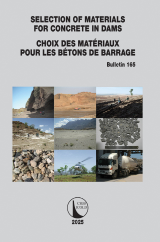 Cover image: Selection of Materials for Concrete in Dams / Choix des Matériaux Pour les Bétons de Barrage 1st edition 9781032463322