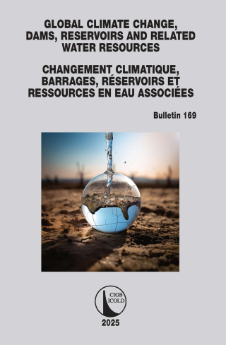 Imagen de portada: Global Climate Change, Dams, Reservoirs and Related Water Resources / Changement Climatique, Barrages, Réservoirs et Ressources en eau associées 1st edition 9781032987378