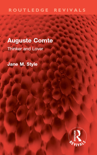 Imagen de portada: Auguste Comte 1st edition 9781032907475