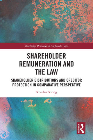 Cover image: Shareholder Remuneration and the Law 1st edition 9781032896144