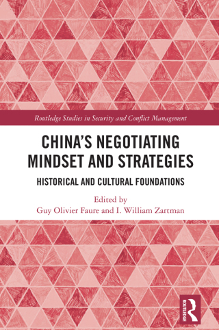 Imagen de portada: China's Negotiating Mindset and Strategies 1st edition 9781032948706