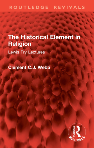 Cover image: The Historical Element in Religion 1st edition 9781041076506
