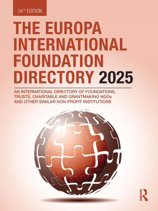 Cover image: The Europa International Foundation Directory 2025 34th edition 9781041053057