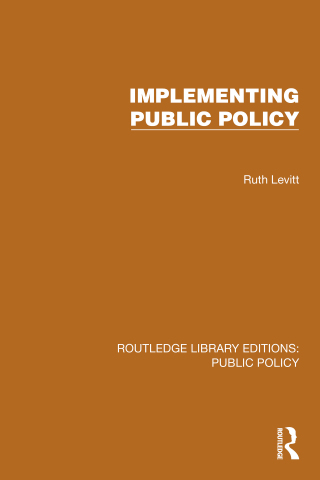 Cover image: Implementing Public Policy 1st edition 9781041089575