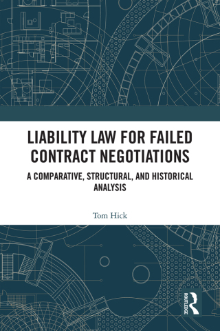 Cover image: Liability Law for Failed Contract Negotiations 1st edition 9781032956688