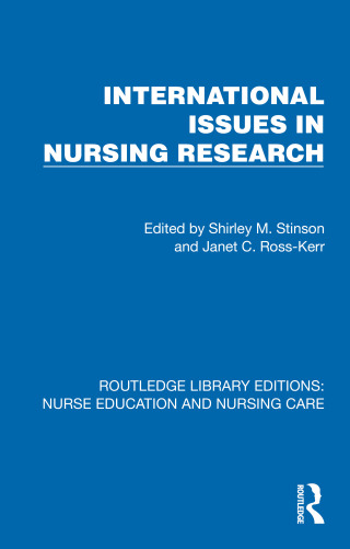 Cover image: International Issues in Nursing Research 1st edition 9781041106777