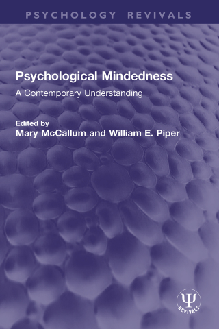 Cover image: Psychological Mindedness 1st edition 9781041085010