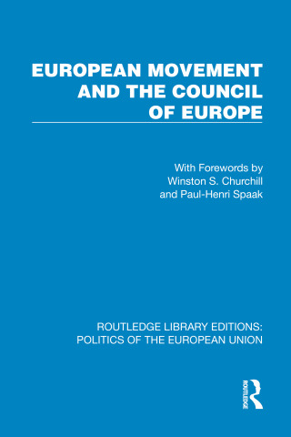 Cover image: European Movement and the Council of Europe 1st edition 9781041081869