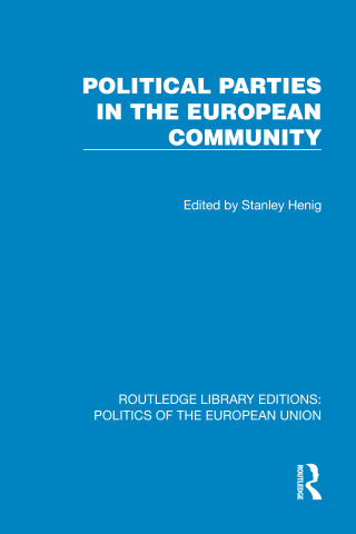 Imagen de portada: Political Parties in the European Community 1st edition 9781041049388