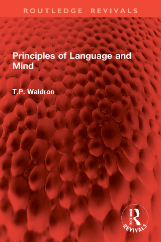 Cover image: Principles of Language and Mind 1st edition 9781041126294