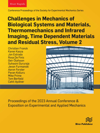 Titelbild: Challenges in Mechanics of Biological Systems and Materials, Thermomechanics and Infrared Imaging, Time Dependent Materials and Residual Stress, Volume 2 1st edition 9788743804185