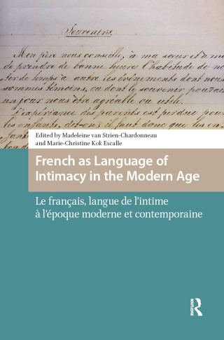 Titelbild: French as Language of Intimacy in the Modern Age 1st edition 9789462980594