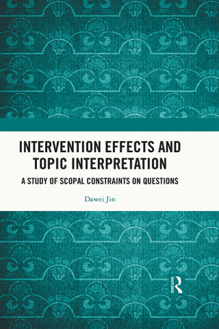 Imagen de portada: Intervention Effects and Topic Interpretation 1st edition 9781041219972