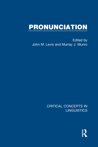 Imagen de portada: Pronunciation 1st edition 9781138901995
