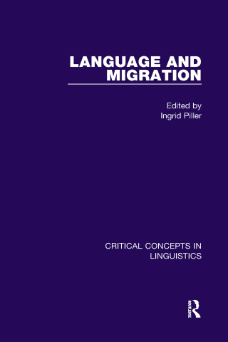 Imagen de portada: Language and Migration Vol III 1st edition 9781138847101