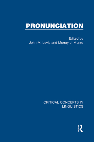 Imagen de portada: Pronunciation 1st edition 9781138901988