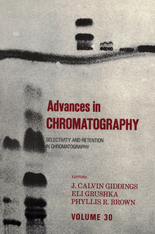 Imagen de portada: Advances in Chromatography 1st edition 9780824781552