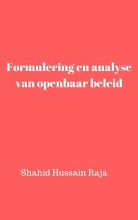 Cover image: Formulering en analyse van openbaar beleid 9781071565728