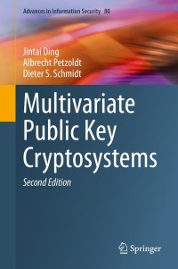 Cover image: Multivariate Public Key Cryptosystems 2nd edition 9781071609859