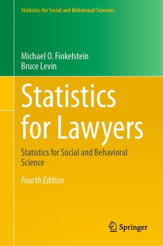 Cover image: Statistics for Lawyers 4th edition 9781071641552