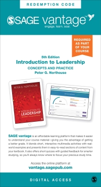 Imagen de portada: Sage Vantage: Introduction to Leadership: Concepts and Practice 5th edition 9781071807453
