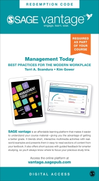 Cover image: Sage Vantage: Management Today: Best Practices for the Modern Workplace 1st edition 9781071807460