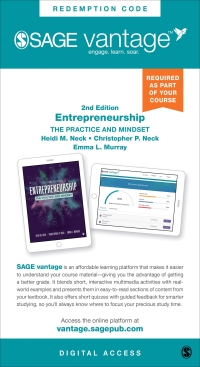 Omslagafbeelding: Sage Vantage: Entrepreneurship: The Practice and Mindset 2nd edition 9781071807446