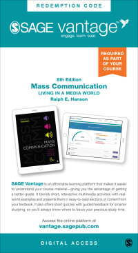 Cover image: Sage Vantage: Mass Communication: Living in a Media World 8th edition 9781071821121