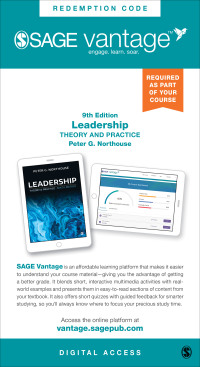 Cover image: Sage Vantage: Leadership: Theory and Practice 9th edition 9781071821176