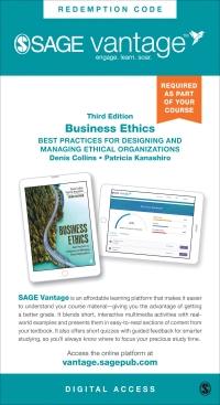 Imagen de portada: Sage Vantage: Business Ethics: Best Practices for Designing and Managing Ethical Organizations 3rd edition 9781071821268