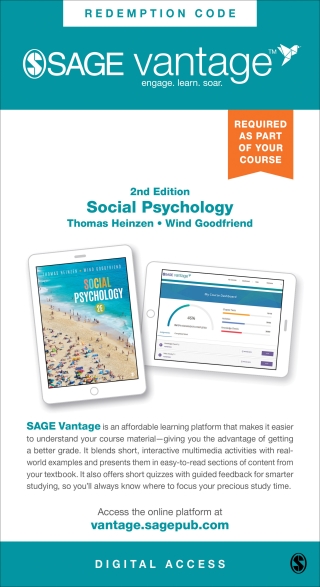 Cover image: Sage Vantage: Social Psychology 2nd edition 9781071821237
