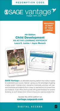 Imagen de portada: Sage Vantage: Child Development: An Active Learning Approach 4th edition 9781071821251