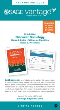 Imagen de portada: Sage Vantage: Discover Sociology 5th edition 9781071821459