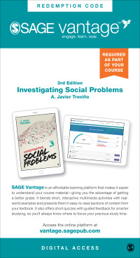 Cover image: Sage Vantage: Investigating Social Problems 3rd edition 9781071821473