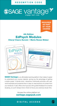 Cover image: Sage Vantage: EdPsych Modules 4th edition 9781071828151