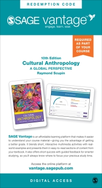 Cover image: Sage Vantage: Cultural Anthropology: A Global Perspective 10th edition 9781071828700