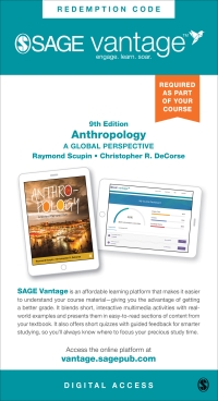 Cover image: Sage Vantage: Anthropology: A Global Perspective 9th edition 9781071828816