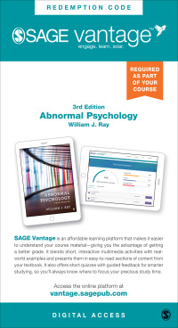 Cover image: Sage Vantage: Abnormal Psychology 3rd edition 9781071828830