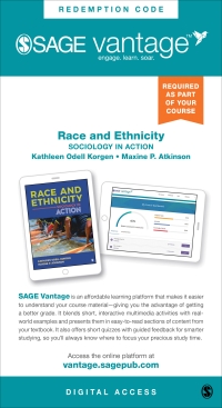 Imagen de portada: Sage Vantage: Race and Ethnicity: Sociology in Action 1st edition 9781071841280