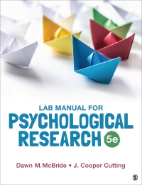 Imagen de portada: Lab Manual for Psychological Research 5th edition 9781071847312