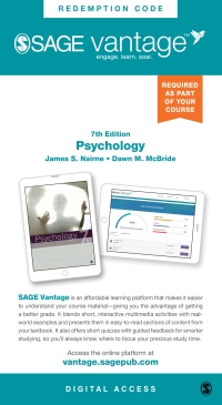 Imagen de portada: Sage Vantage: Psychology 7th edition 9781071851302