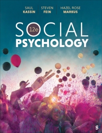Cover image: Social Psychology 12th edition 9781071931257