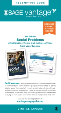 Cover image: Sage Vantage: Social Problems: Community, Policy, and Social Action 7th edition 9781071871362
