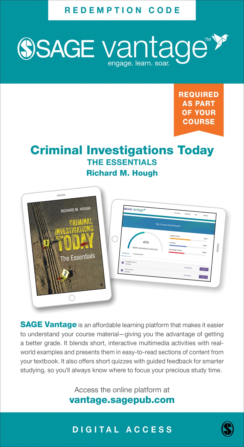 Sage Vantage: Criminal Investigations Today: The Essentials 1st Edition