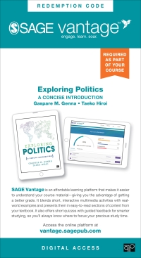 Cover image: Sage Vantage: Exploring Politics: A Concise Introduction 1st edition 9781071807613