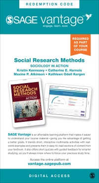 Cover image: Sage Vantage: Social Research Methods: Sociology in Action 1st edition 9781071871683